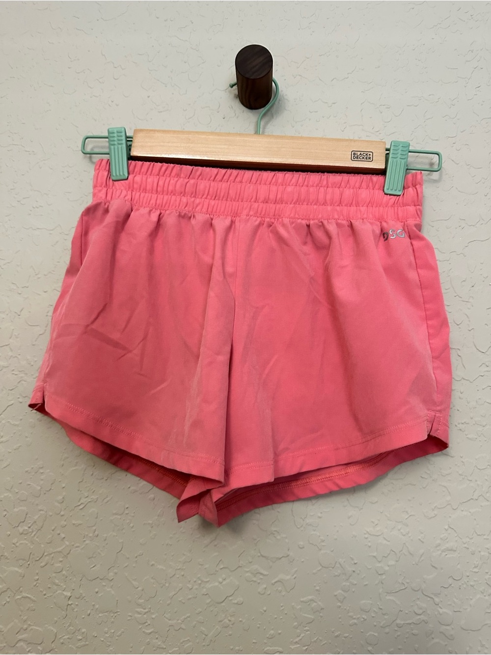 DSG Coral Pink Athletic Shorts for girls